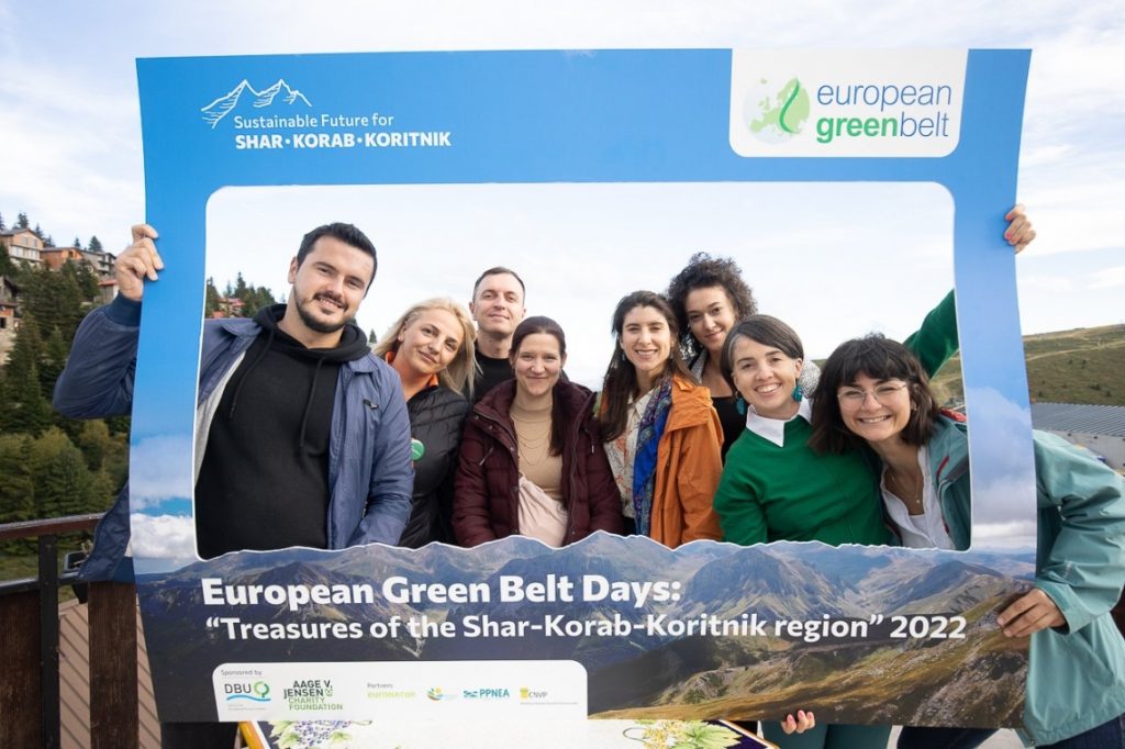 Model projects presents their products during Balkan Green Belt Days
