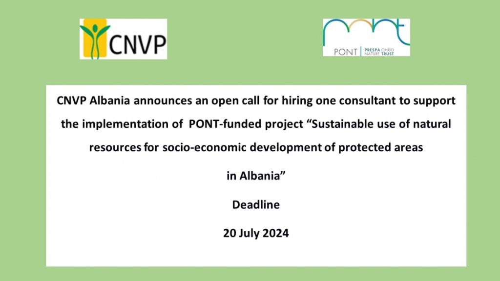 Open Call for an external Consultant to support tourism activities of PONT funded project in Albania