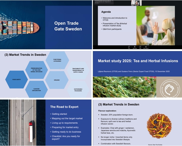 Strengthening Export Potential in Sweden’s Tea/Herbal Market