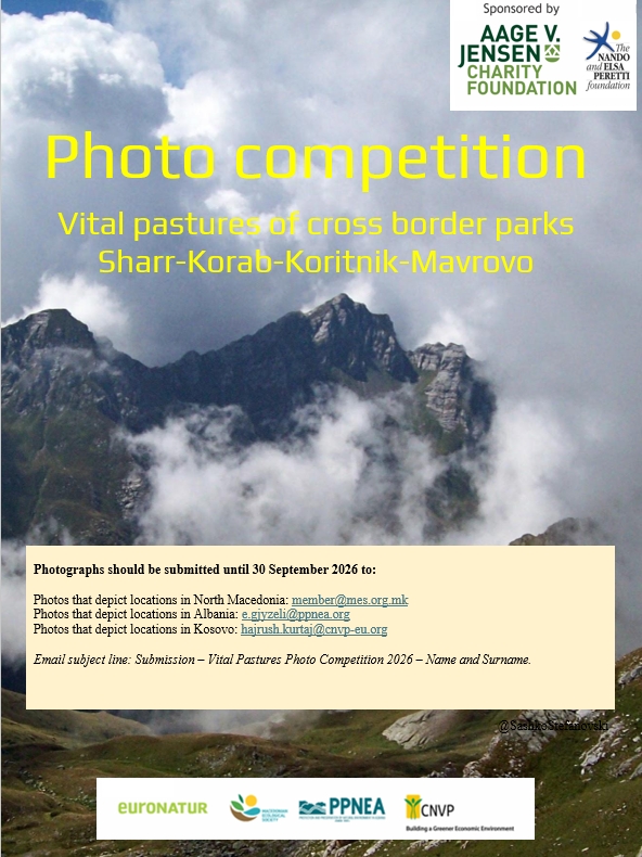 Photo Competition – “Vital pastures of cross border parks Sharr-Korab-Koritnik-Mavrovo